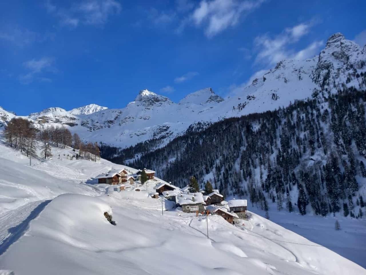 L' Aroula Rooms & Restaurant Champoluc Exteriör bild